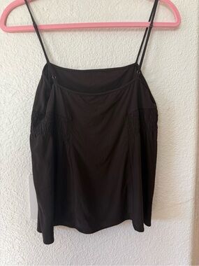 Theory Black Spaghetti Strap Camisole